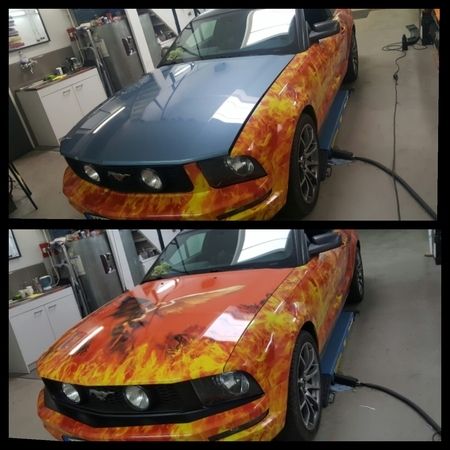 Ford Mustang Digitaldruck